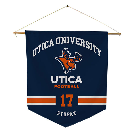 Utica - NCAA Football : Cayden Stupak - Pennant - 18" x 21"-0