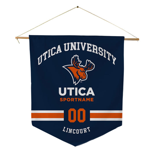 Utica - NCAA Men's Track & Field : Christopher Lincourt - Pennant - 18" x 21"-0