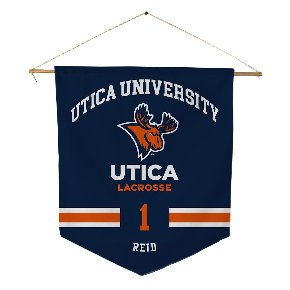 Utica - NCAA Men's Lacrosse : Michael Reid - Pennant - 18" x 21"-0