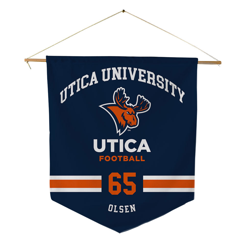 Utica - NCAA Football : Aidan Olsen - Pennant - 18" x 21"-0