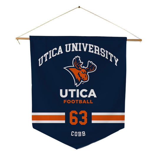 Utica - NCAA Football : Anthony Cobb - Pennant - 18" x 21"-0