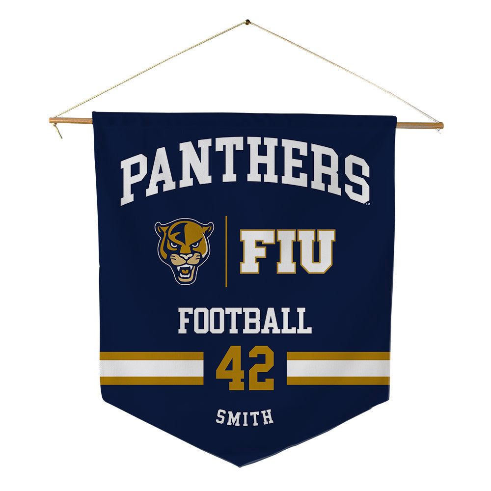 FIU - NCAA Football : Kani Smith - Pennant - 18" x 21"-0