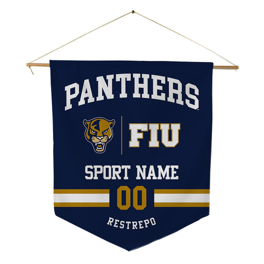 FIU - NCAA Women's Soccer : Valery Restrepo - Pennant - 18" x 21"-0