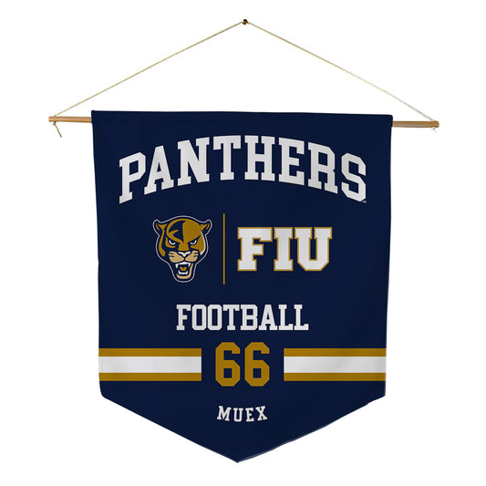 FIU - NCAA Football : Tk Muex - Pennant - 18" x 21"-0