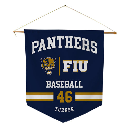 FIU - NCAA Baseball : Bryce Turner - Pennant - 18" x 21"-0