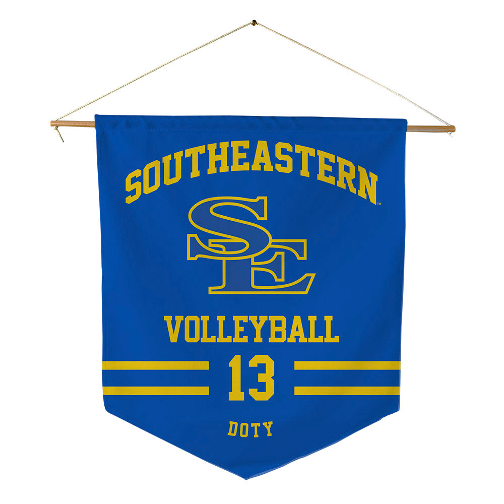 Southeastern - NCAA Women's Volleyball : Jaxon Doty - Pennant - 18" x 21"-0