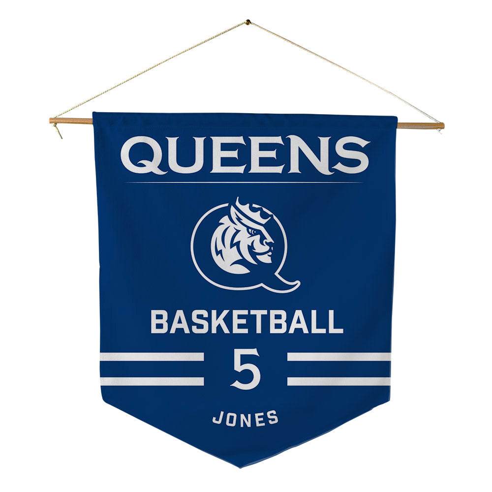 Queens - NCAA Women's Basketball : Brenae Jones - Pennant - 18" x 21"-0