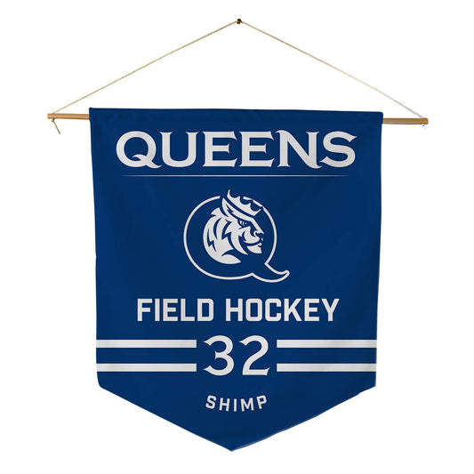Queens - NCAA Women's Field Hockey : Alana Shimp - Pennant - 18" x 21"-0