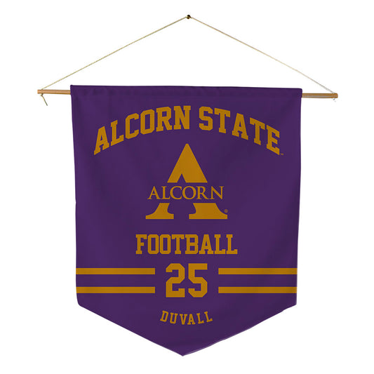 Alcorn - NCAA Football : Demetrion Duvall - Pennant - 18" x 21"-0