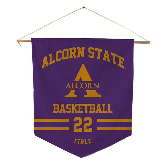Alcorn - NCAA Men's Basketball : Kevin Firle - Pennant - 18" x 21"-0