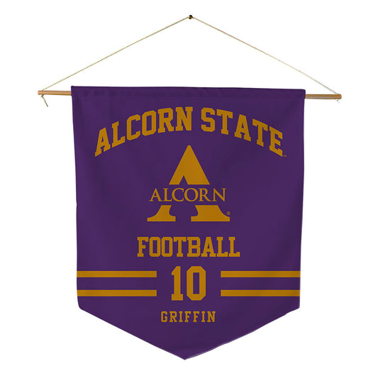Alcorn - NCAA Football : Jaharon Griffin - Pennant - 18" x 21"-0