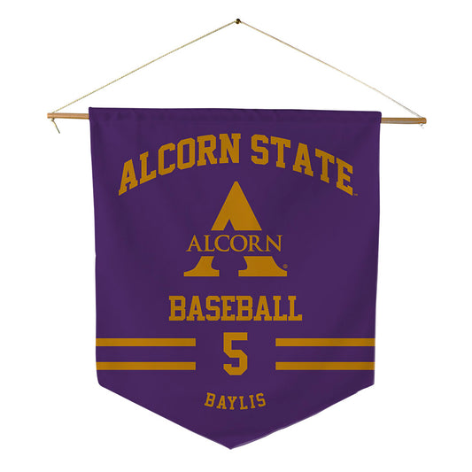 Alcorn - NCAA Baseball : Payton Baylis - Pennant - 18" x 21"-0