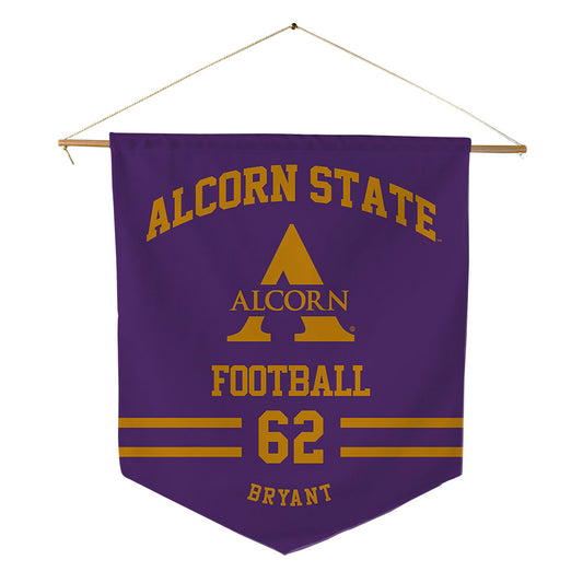 Alcorn - NCAA Football : Jaden Bryant - Pennant - 18" x 21"-0