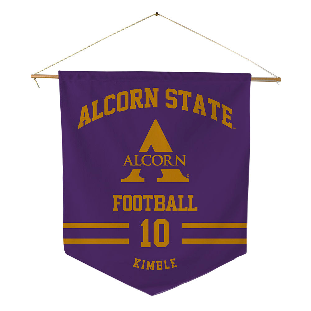 Alcorn - NCAA Football : Kyshawn Kimble - Pennant - 18" x 21"-0
