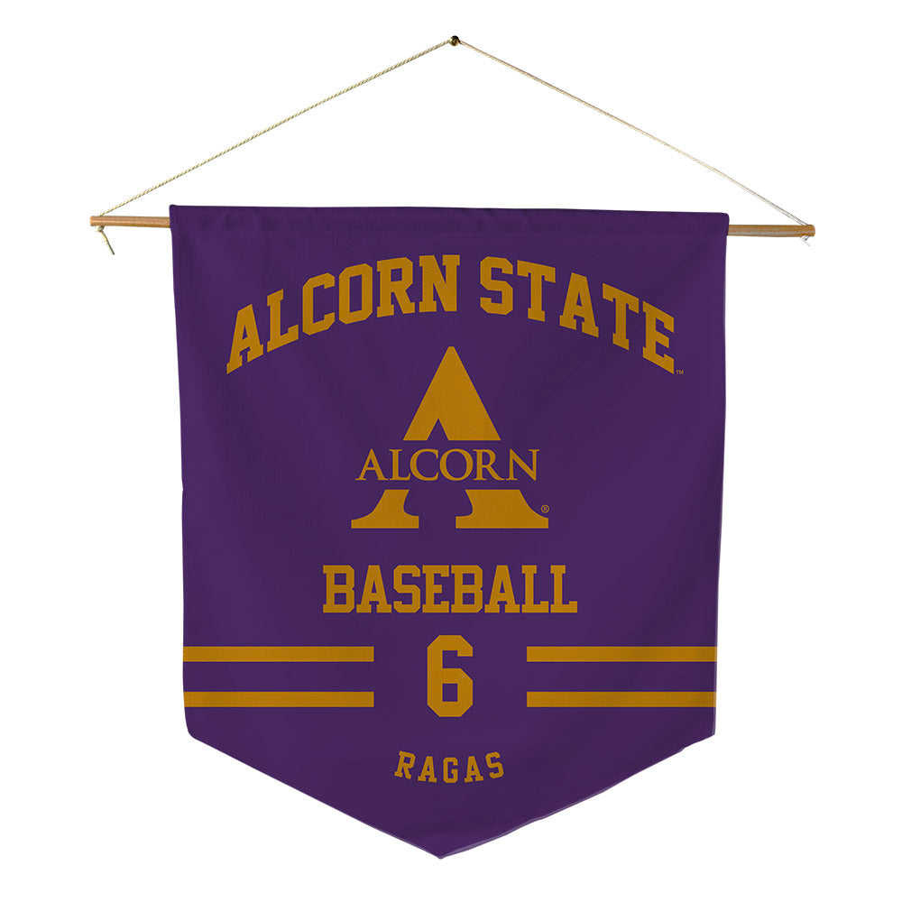Alcorn - NCAA Baseball : Chase Ragas - Pennant - 18" x 21"-0