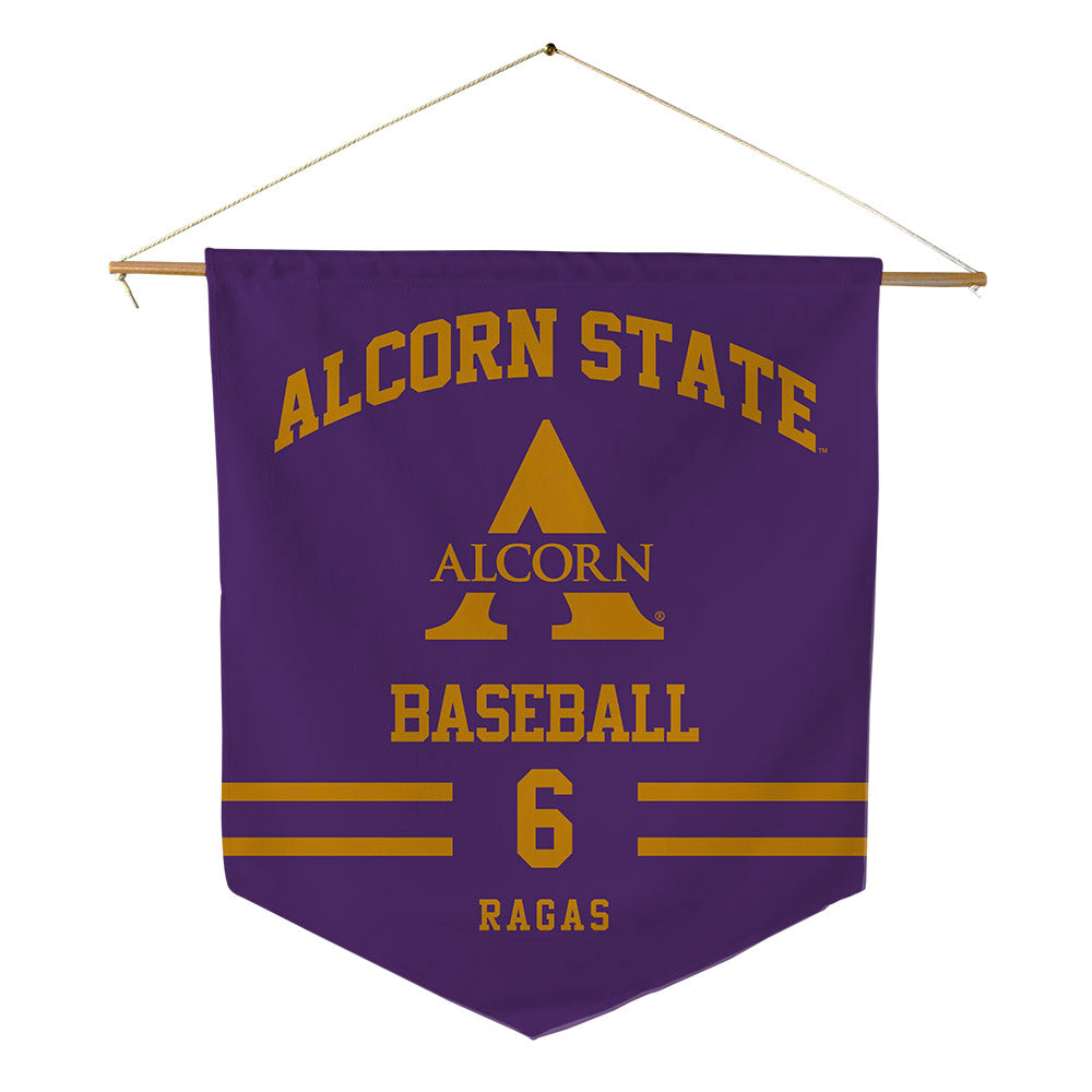 Alcorn - NCAA Baseball : Chase Ragas - Pennant - 18" x 21"-0