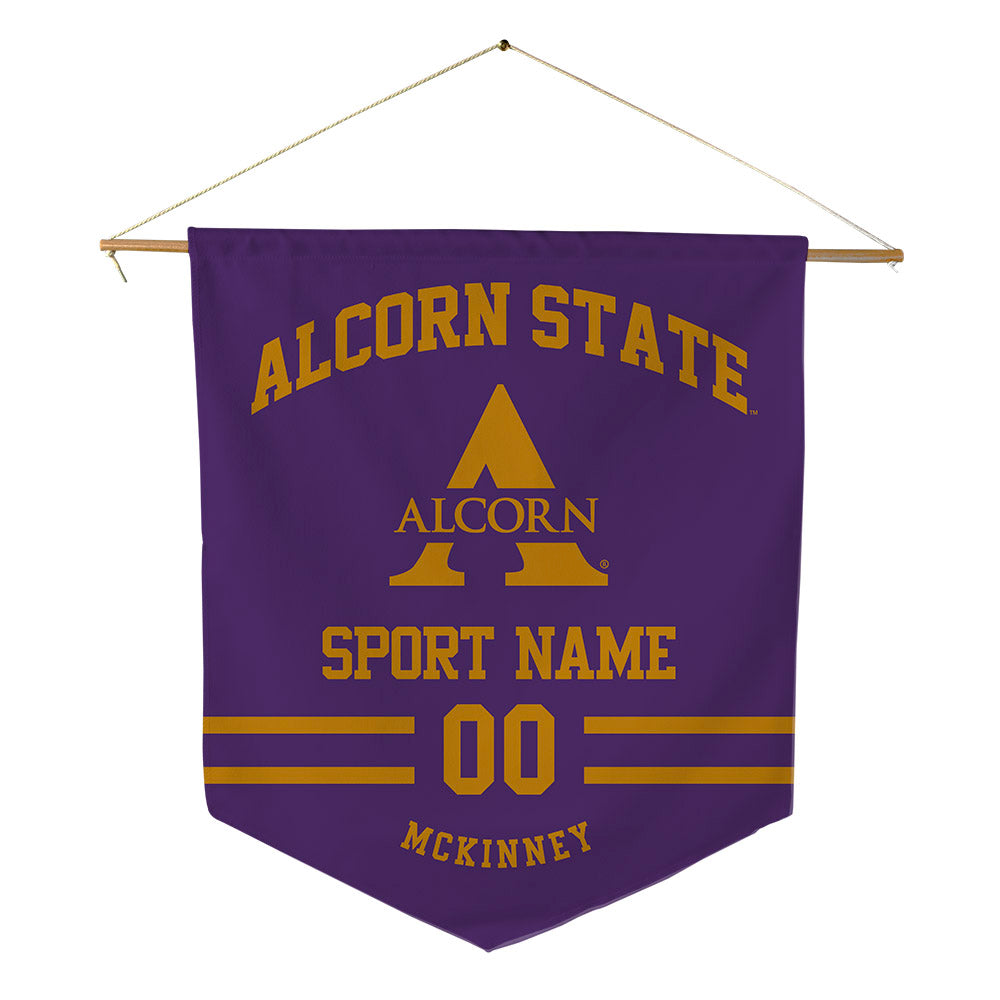 Alcorn - NCAA Football : Clinton Mckinney - Pennant - 18" x 21"-0