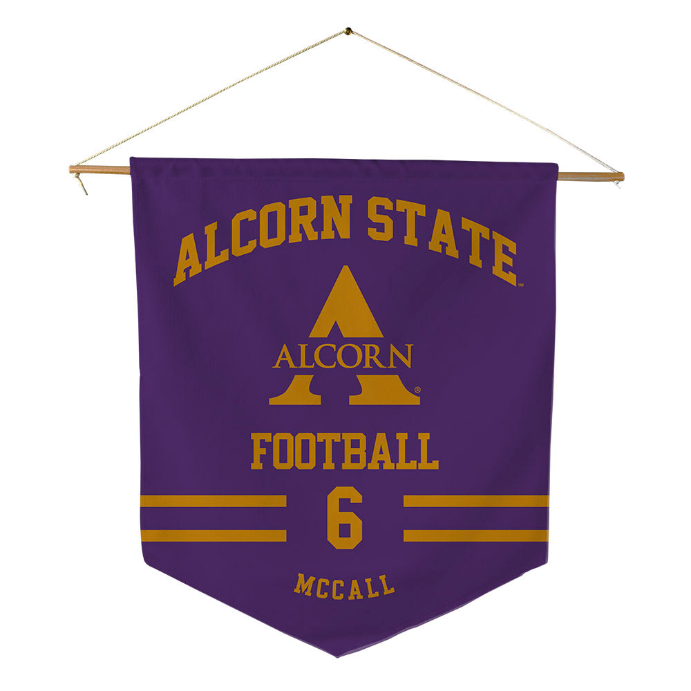 Alcorn - NCAA Football : Bakari McCall - Pennant - 18" x 21"-0