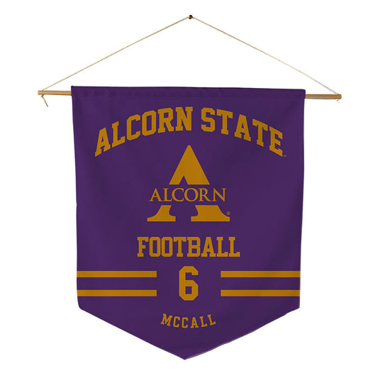 Alcorn - NCAA Football : Bakari McCall - Pennant - 18" x 21"-0