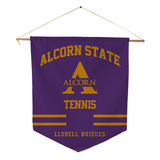Alcorn - NCAA Men's Tennis : Vicent Llobell Buigues - Pennant - 18" x 21"-0