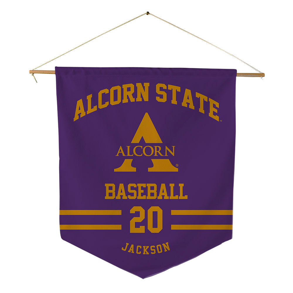 Alcorn - NCAA Baseball : Kevin Jackson - Pennant - 18" x 21"-0