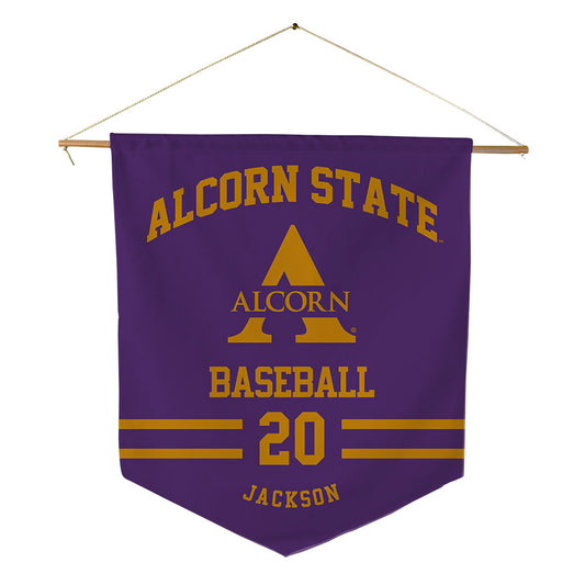 Alcorn - NCAA Baseball : Kevin Jackson - Pennant - 18" x 21"-0