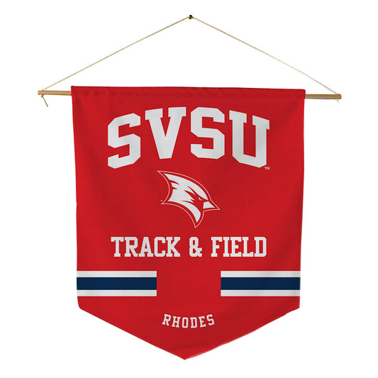 Saginaw Valley - NCAA Men's Track & Field : Nolan Rhodes - Pennant - 18" x 21"-0