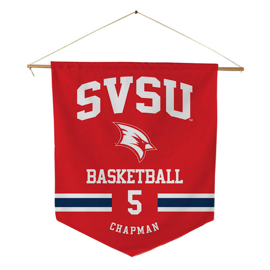 Saginaw Valley - NCAA Men's Basketball : Randy Chapman - Pennant - 18" x 21"-0