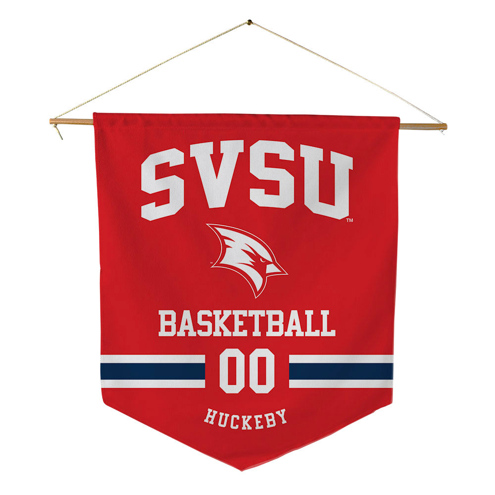 Saginaw Valley - NCAA Men's Basketball : Wilson Huckeby - Pennant - 18" x 21"-0