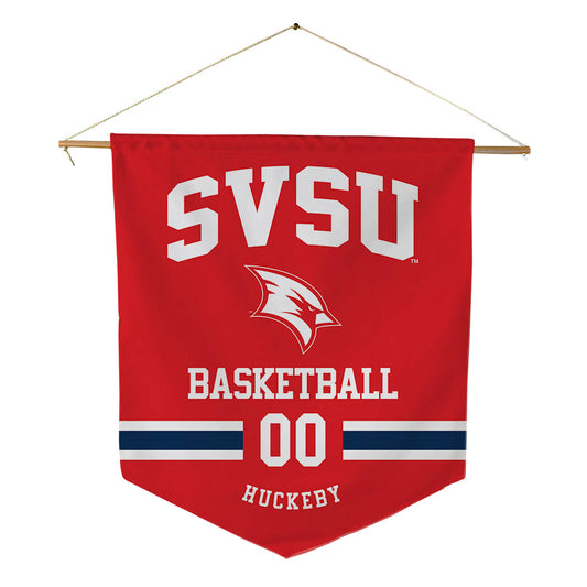 Saginaw Valley - NCAA Men's Basketball : Wilson Huckeby - Pennant - 18" x 21"-0