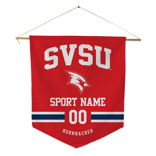 Saginaw Valley - NCAA Football : Max Hornbacher - Pennant - 18" x 21"-0