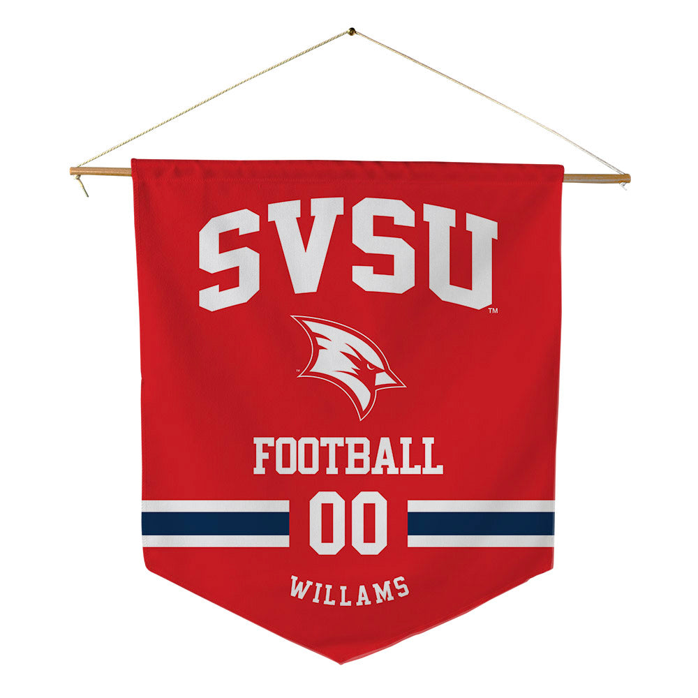 Saginaw Valley - NCAA Football : Nahshon Willams - Pennant - 18" x 21"-0