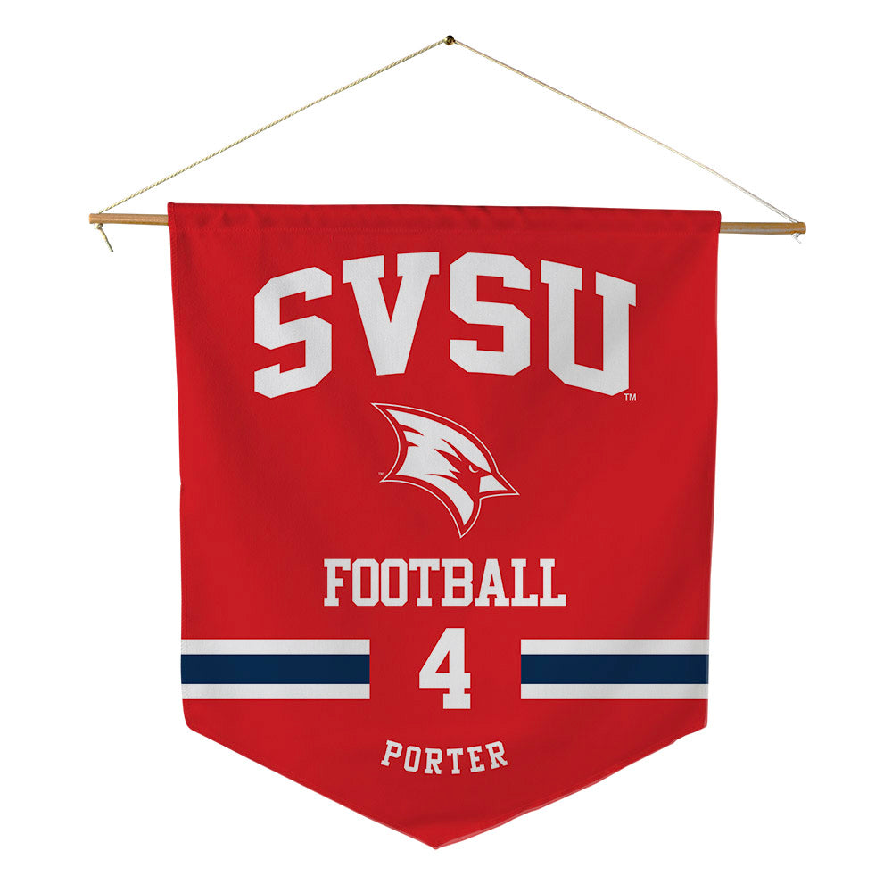 Saginaw Valley - NCAA Football : Landon Porter - Pennant - 18" x 21"-0