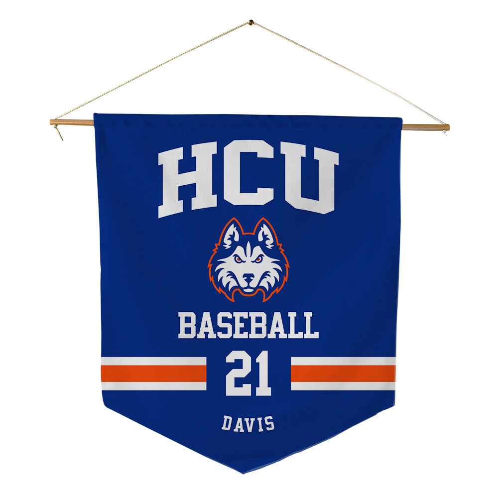 HCU - NCAA Baseball : Chase Davis - Pennant - 18" x 21"-0