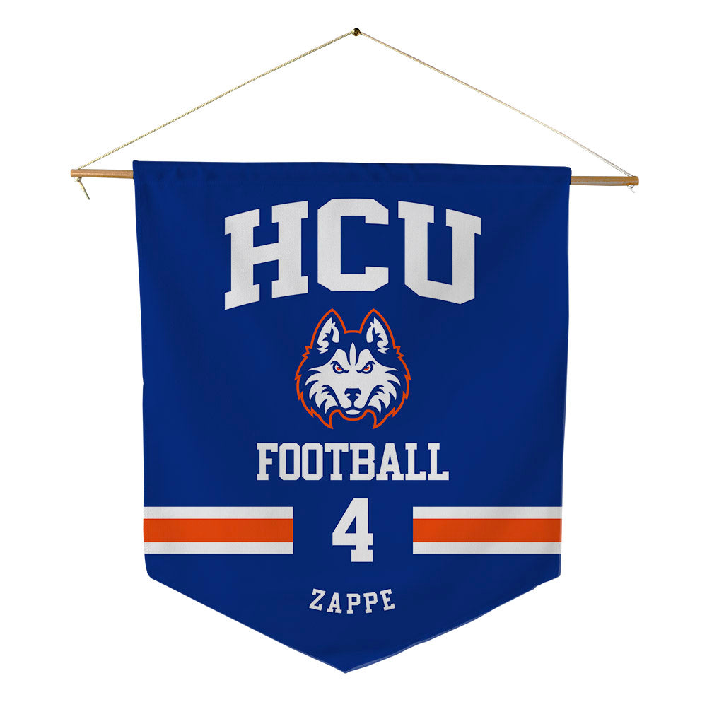 HCU - NCAA Football : Trent Zappe - Pennant - 18" x 21"-0