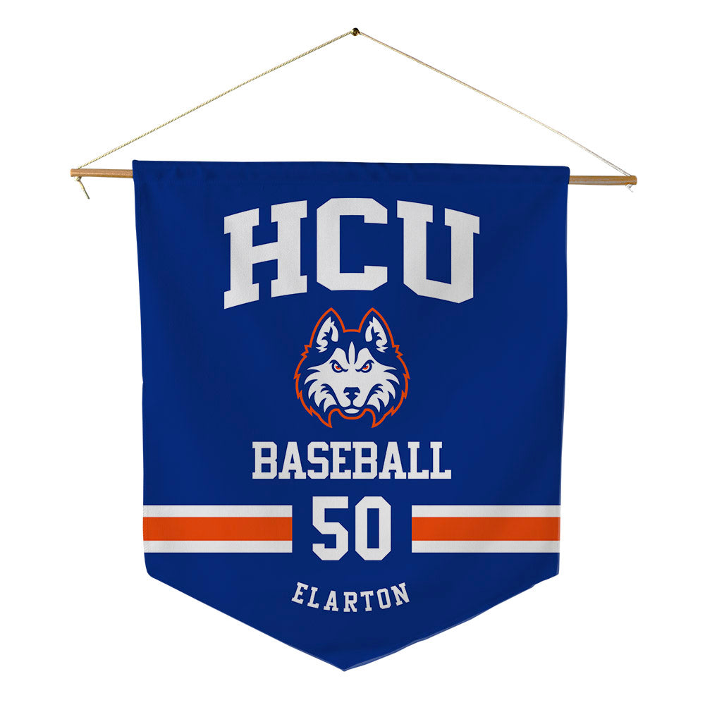 HCU - NCAA Baseball : Kenan Elarton - Pennant - 18" x 21"-0