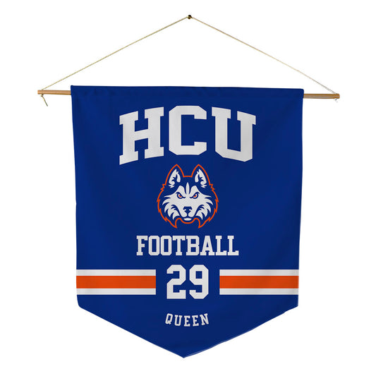 HCU - NCAA Football : Jeremiah Queen - Pennant - 18" x 21"-0