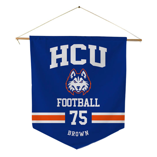 HCU - NCAA Football : Briley Brown - Pennant - 18" x 21"-0