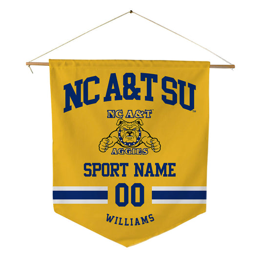 North Carolina A&T - NCAA Softball : Katriel Williams - Pennant - 18" x 21"-0