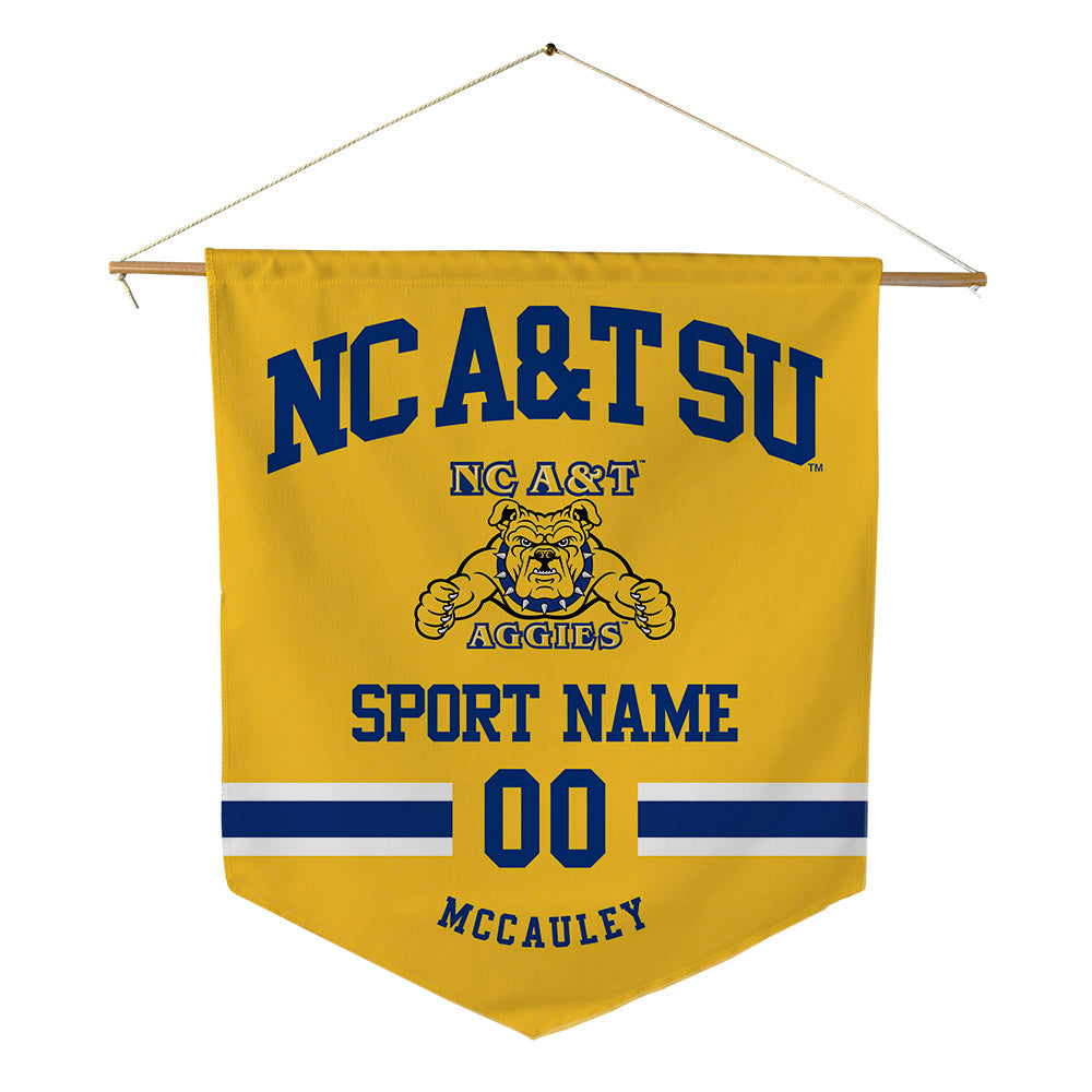 North Carolina A&T - NCAA Softball : Ava McCauley - Pennant - 18" x 21"-0