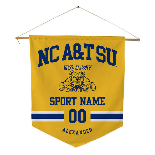 North Carolina A&T - NCAA Softball : Maliyah Alexander - Pennant - 18" x 21"-0