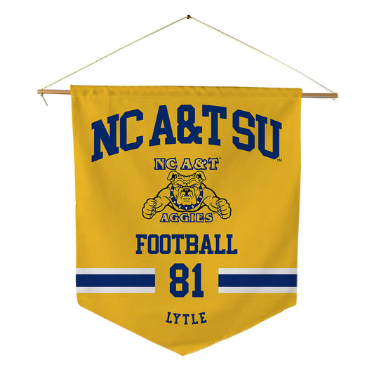 North Carolina A&T - NCAA Football : Cameron Lytle - Pennant - 18" x 21"-0