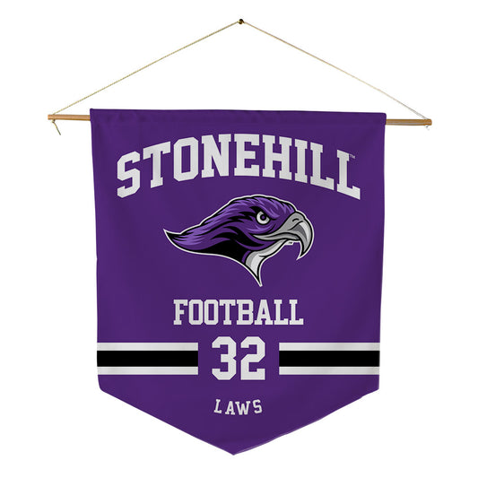 Stonehill - NCAA Football : Langdon Laws - Pennant - 18" x 21"-0