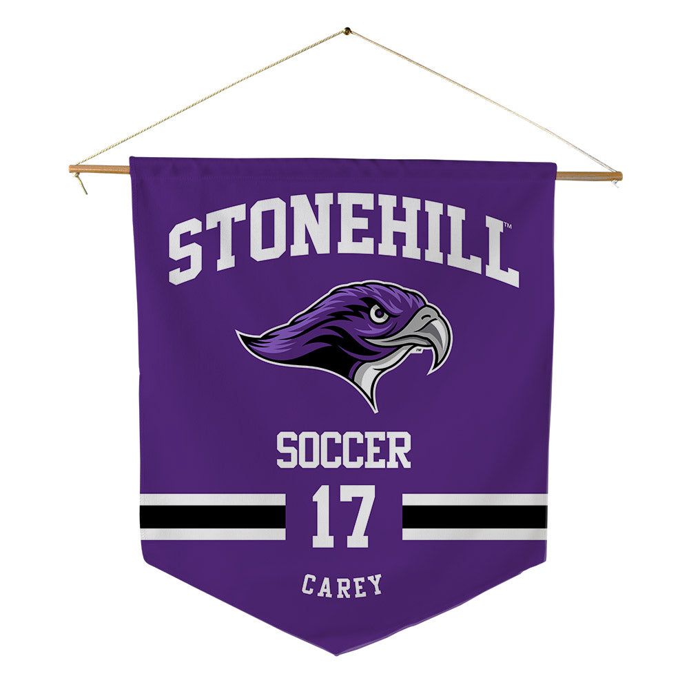 Stonehill - NCAA Women's Soccer : Katie Carey - Pennant - 18" x 21"-0