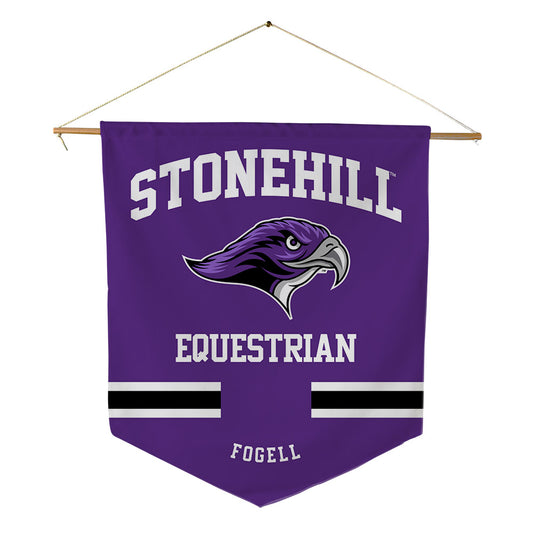 Stonehill - NCAA Equestrian : Hunter Fogell - Pennant - 18" x 21"-0