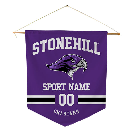 Stonehill - NCAA Men's Tennis : Alexis Chastang - Pennant - 18" x 21"-0