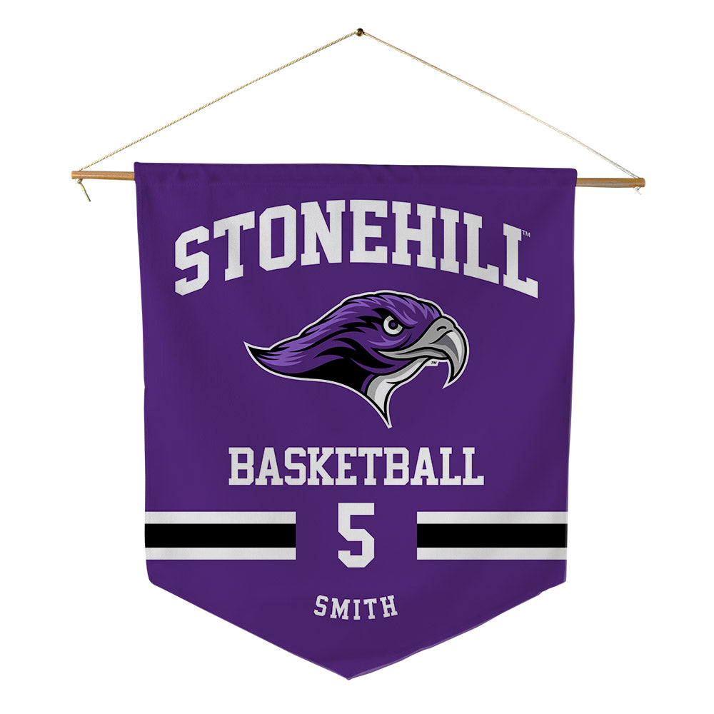Stonehill - NCAA Women's Basketball : Narissa Smith - Pennant - 18" x 21"-0
