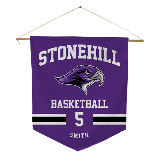 Stonehill - NCAA Women's Basketball : Narissa Smith - Pennant - 18" x 21"-0