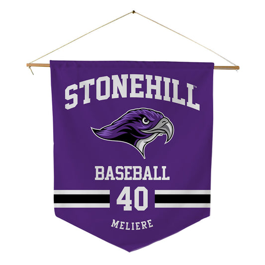 Stonehill - NCAA Baseball : Kenny Meliere - Pennant - 18" x 21"-0