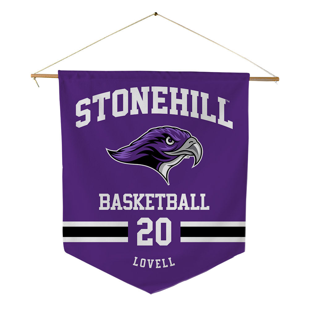 Stonehill - NCAA Men's Basketball : Cory Lovell - Pennant - 18" x 21"-0